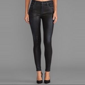 COH rocket slick high rise skinny 28 black coated